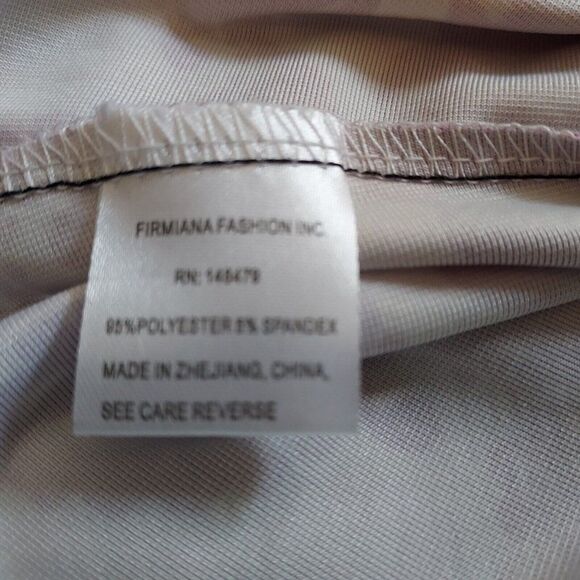 Lily by Firmiana Tunic Top Womens Size 1XL Flowy Stretch Long Sleeves Scoop Neck - Picture 8 of 9